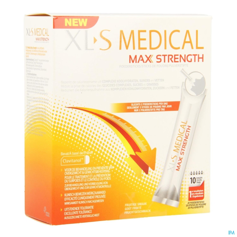 Xls Med Max Strength Stick 20