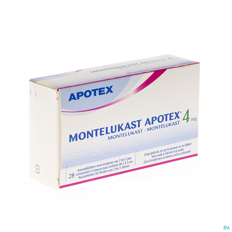 Montelukast Ab 4mg Kauwtabl 28