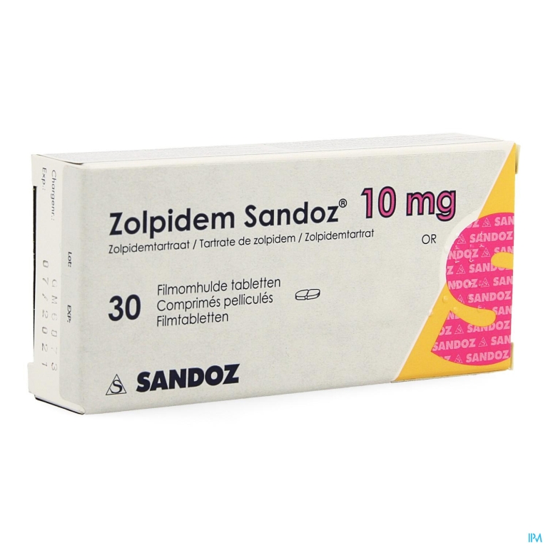 Zolpidem Sandoz Impexeco 10mg Filmomh Tabl 30 Pip