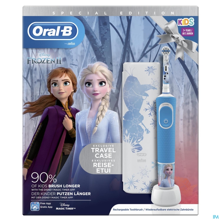 Oral-b D100 Frozen 2 + Travelcase Gratis