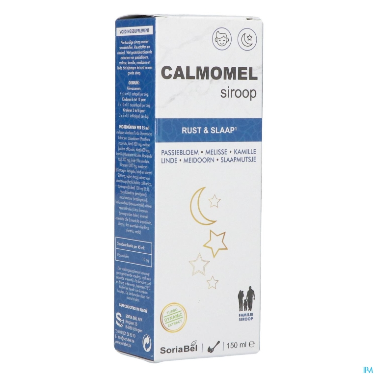 Soria Calmomel Siroop Fl 150ml