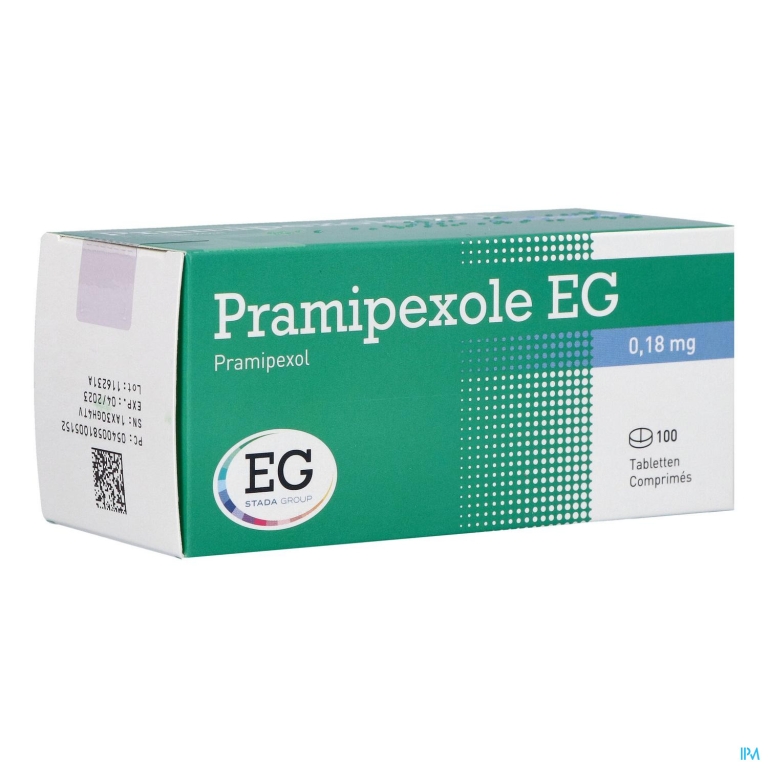 Pramipexole EG 0,18Mg Tabl 100X0,18Mg