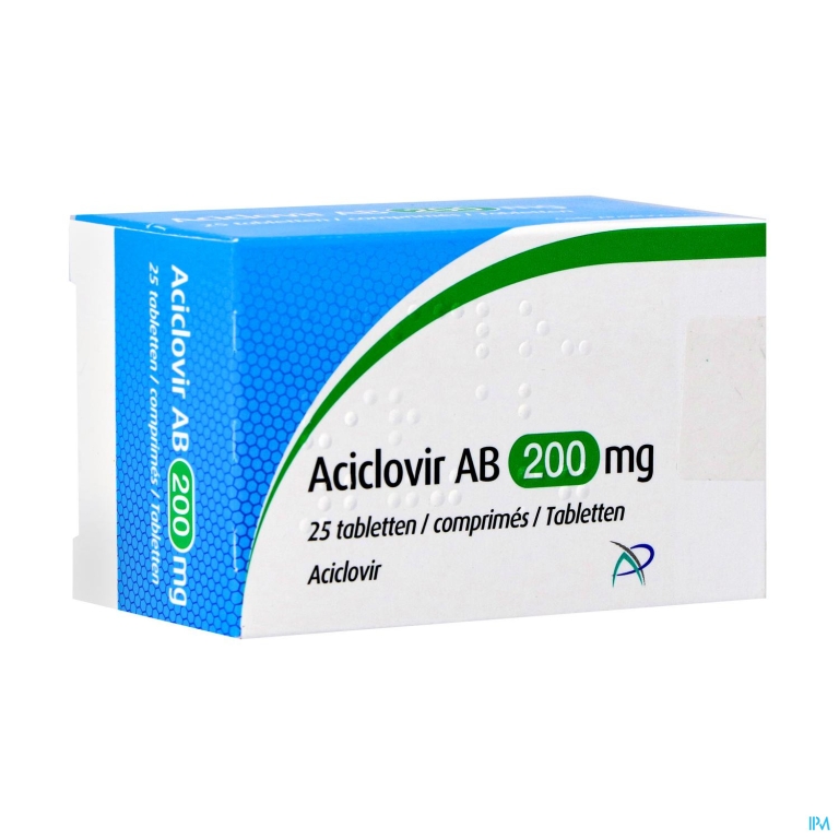 Aciclovir Ab 200mg Comp 25