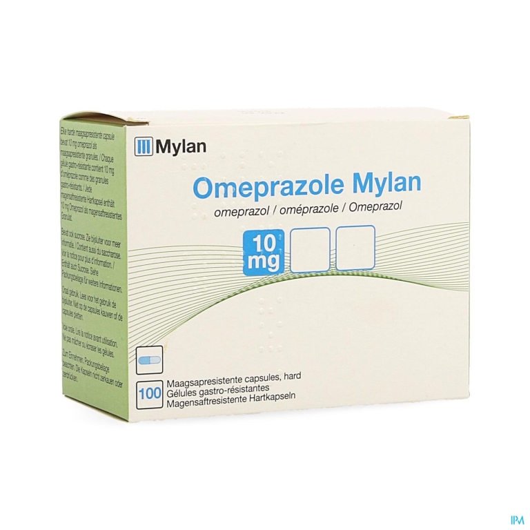 Omeprazol Mylan Caps 100 X 10mg