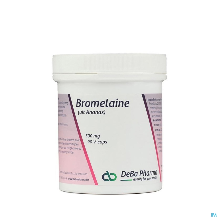 Bromelaine 500mg V-caps 90 Deba