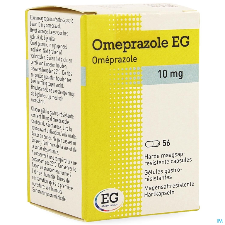 Omeprazole EG 10Mg Maagsapresist Caps Pot 56X10Mg