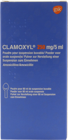 Clamoxyl Sir 1 X 80ml 250mg/5ml