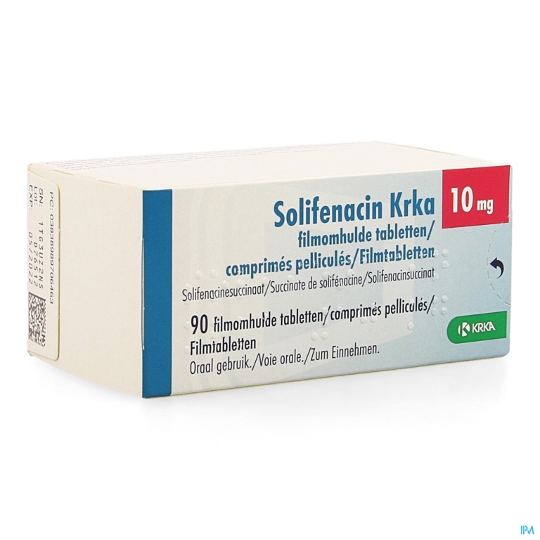 Solifenacin Krka 10mg Filmomh Tabl 90 X 10mg