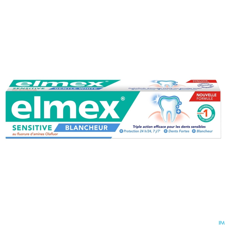 ELMEX® SENSITIVE WHITENING TANDPASTA TUBE 75ML