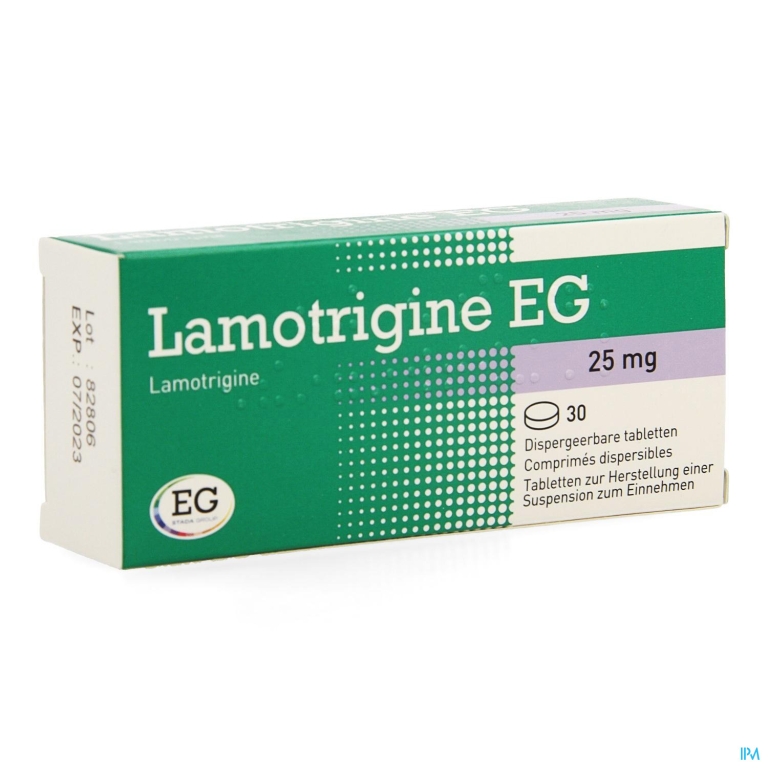 Lamotrigine EG  25Mg Tabl Disp 30X25Mg