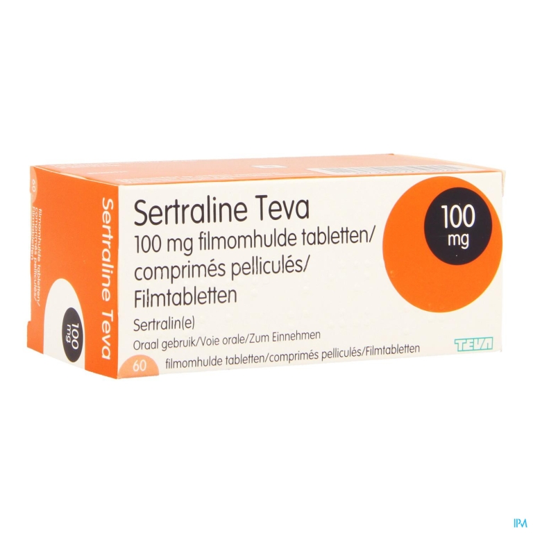 Sertraline Teva 100mg Comp 60 X 100mg