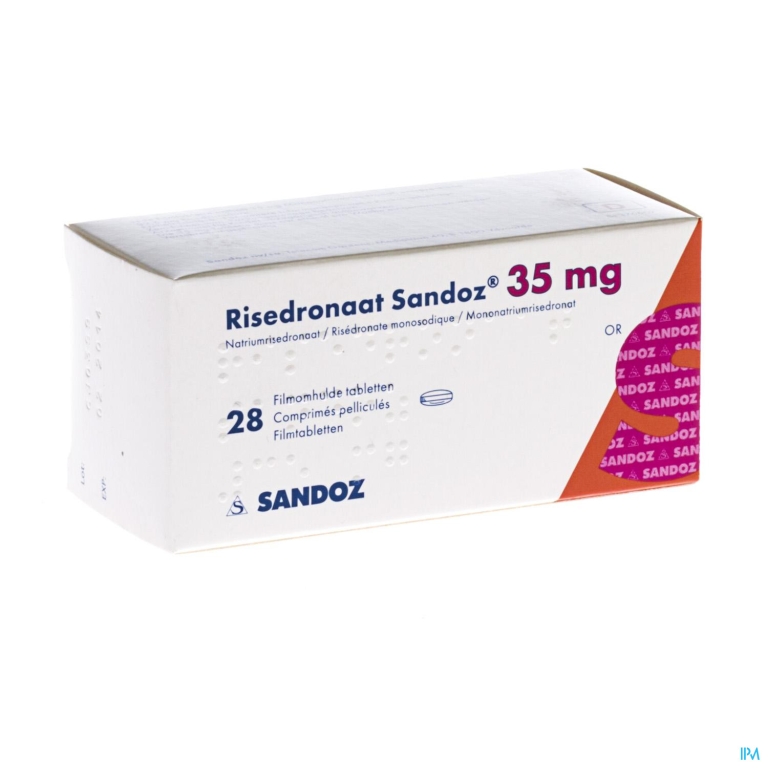 Risedronaat Sandoz 35mg Filmomh Tabl 28 X 35mg