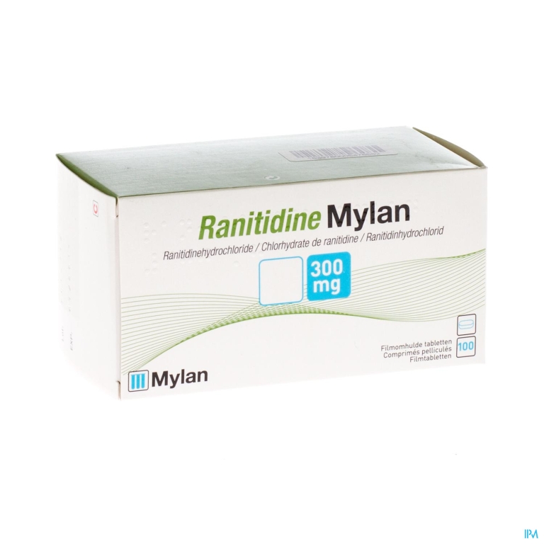 Ranitidine Mylan Tabl 100 X 300mg