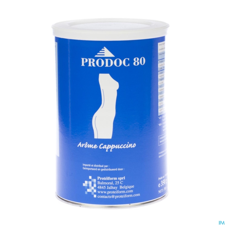 Prodoc 80 Poeder Milk-shake Cappuccino 350g
