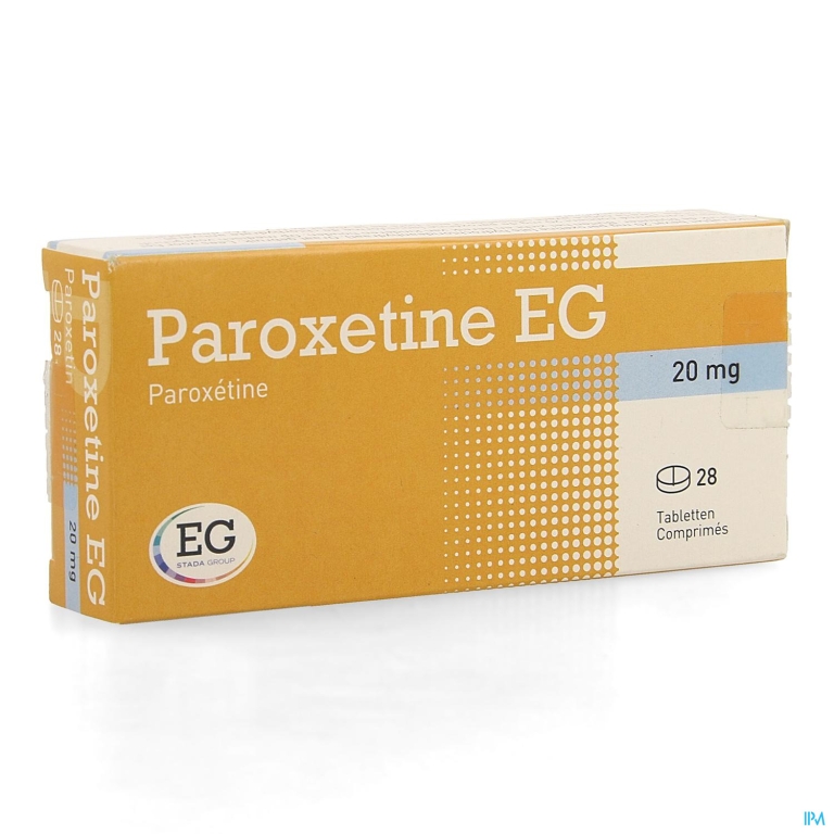 Paroxetine EG 20Mg Tabl  28 X 20Mg