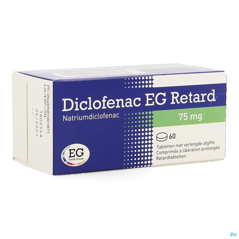 Diclofenac EG Retard   Tabl 60X75Mg