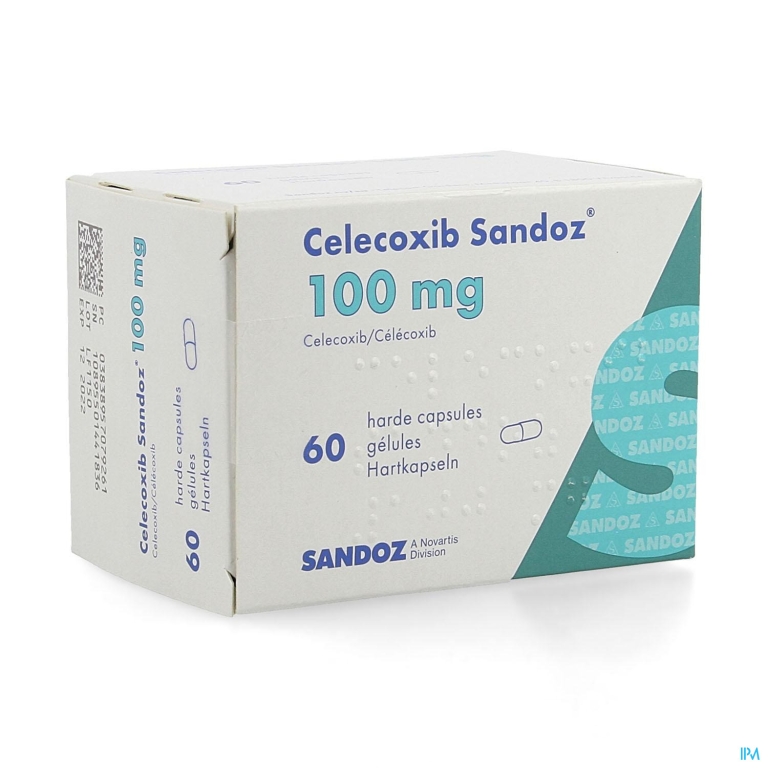 Celecoxib 100mg Sandoz Caps Hard Dur 60