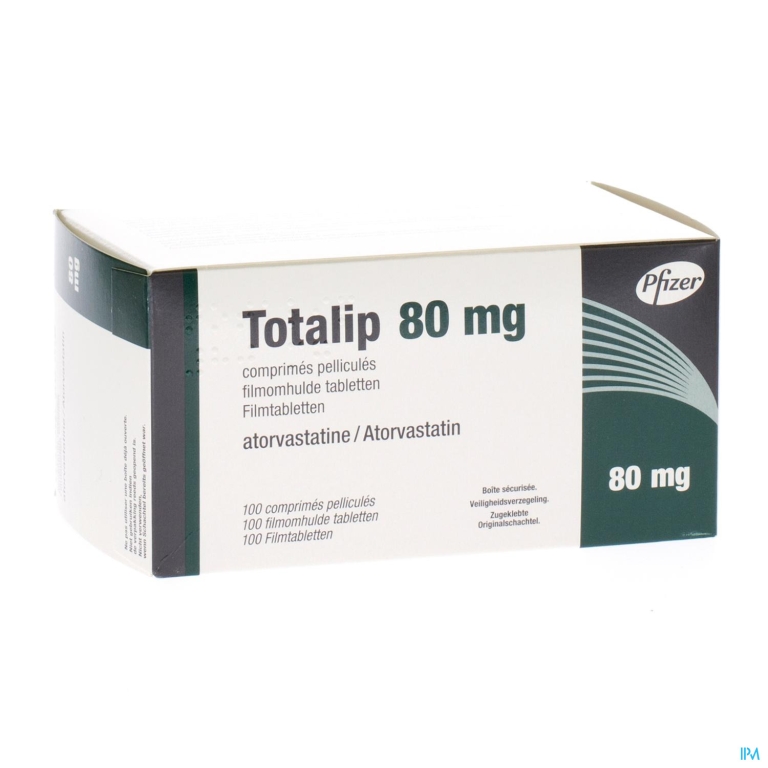 Totalip 80mg Pfizer Filmomh Tabl 100 X 80mg