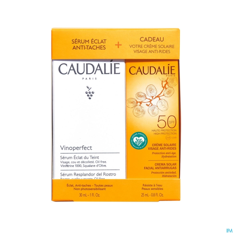 Caudalie Set Vinoperfect Serum+zon Cr 2 Prod.