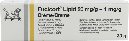 Fucicort Lipid Creme Impexeco 20mg/g+1mg/g 30g Pip