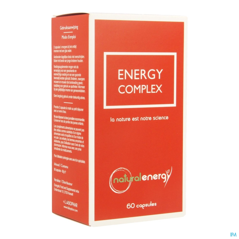 Energy Complex Caps 60 Natural Energy Labophar