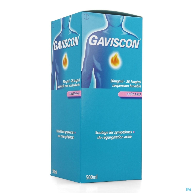 Gaviscon Anijs Susp Buv 500ml