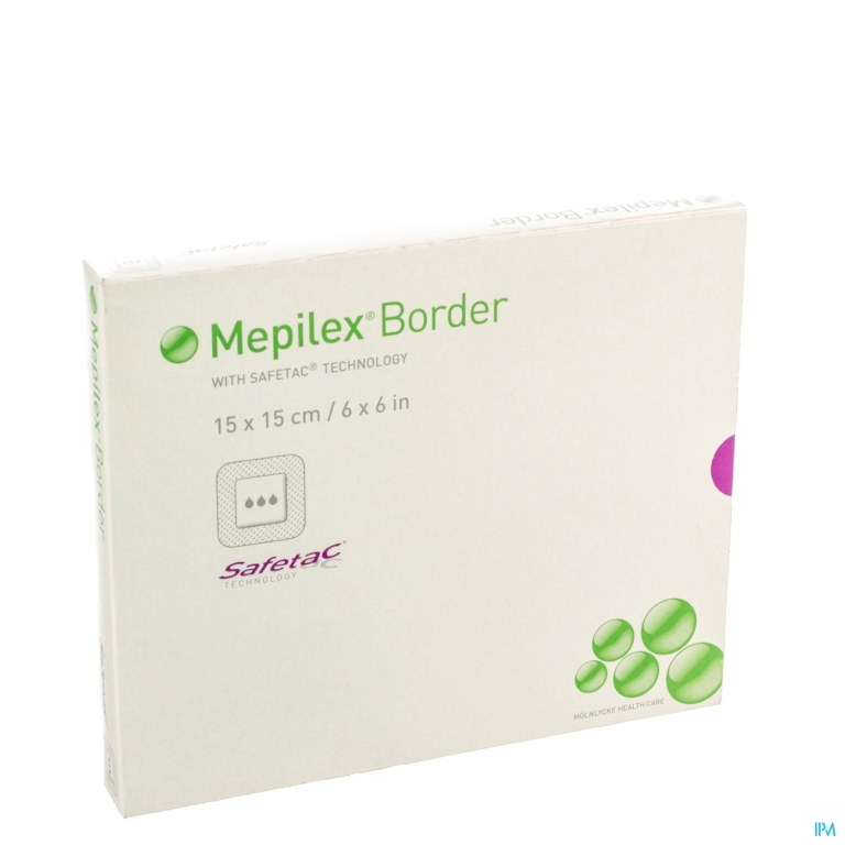 Mepilex Border Sil Adh Ster Nf 15,0×15,0 5 295400