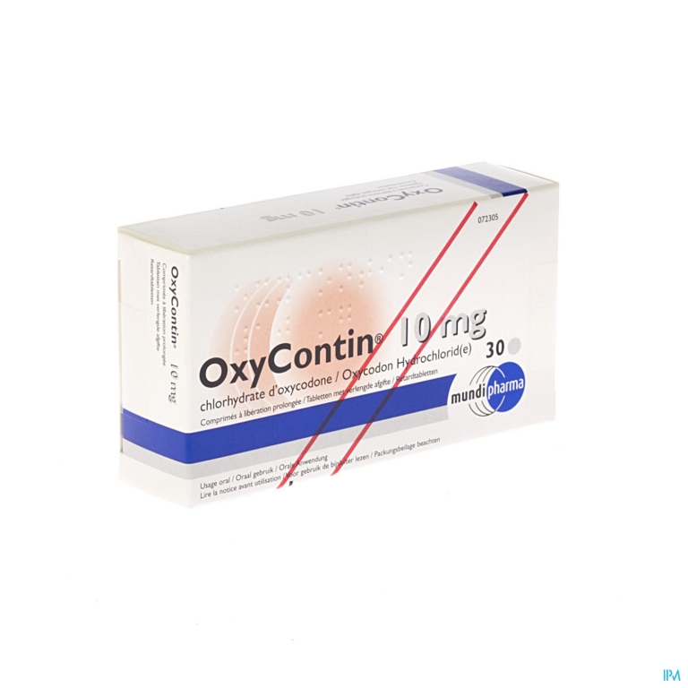 Oxycontin Tabl 30 X 10mg