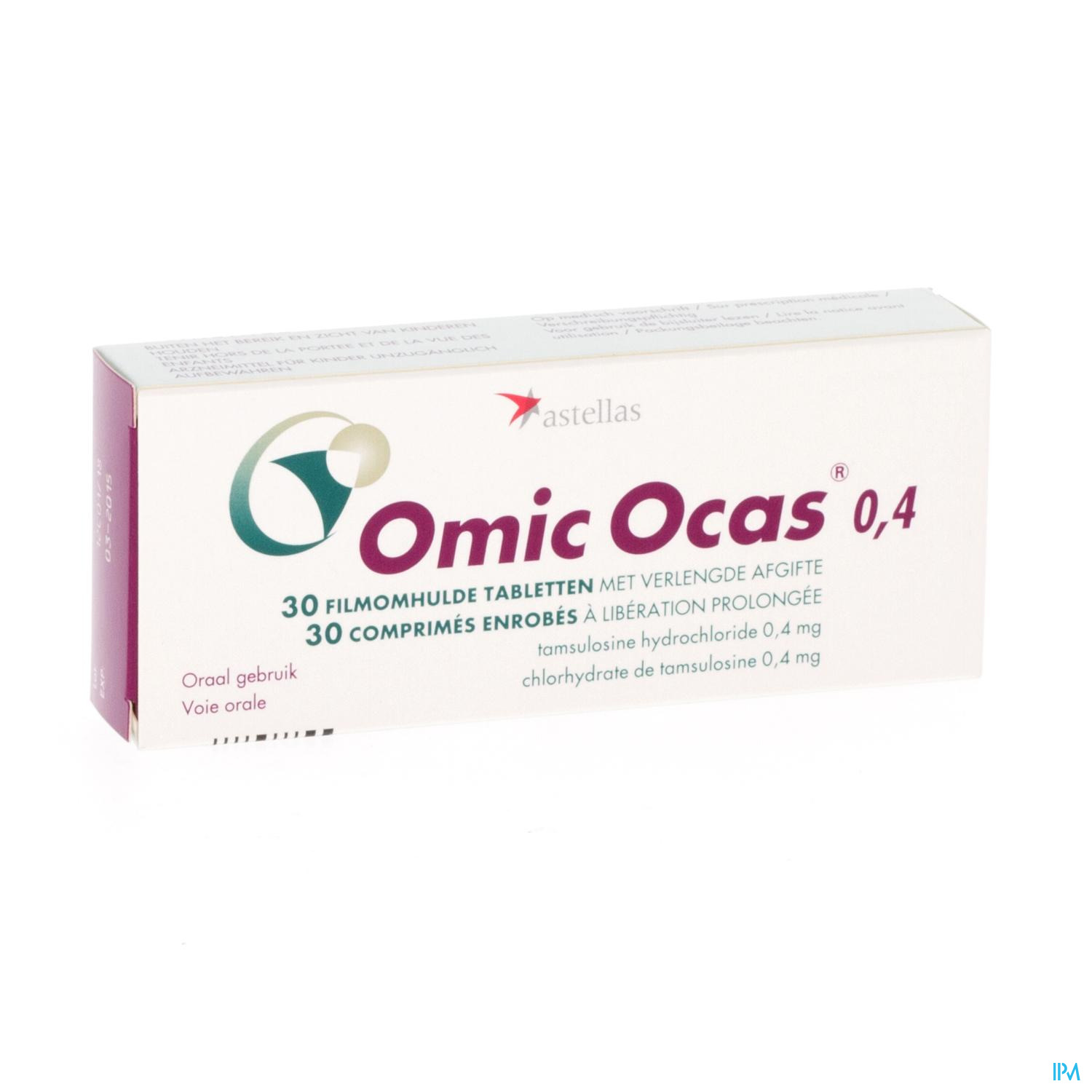 Omic Ocas Comp 30 X 0,4mg