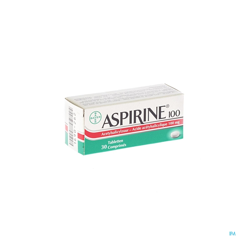 Aspirine 100mg Comp 30