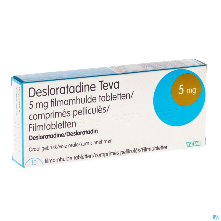 Desloratadine Teva 5mg Filmomh Tabl 10 X 5mg