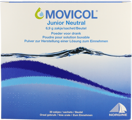 Movicol Junior Neutral Zakjes 30 X 6,9g