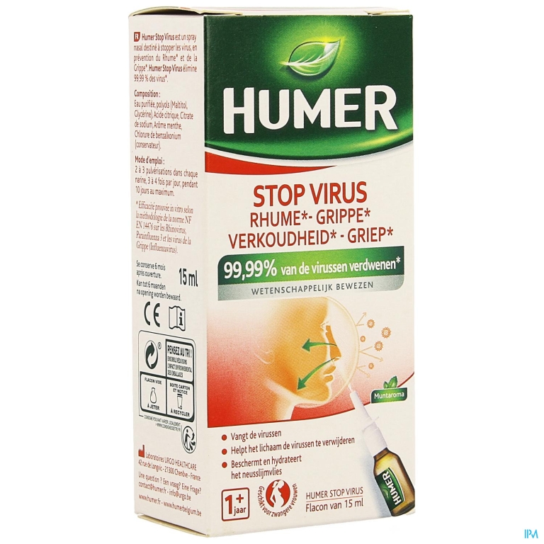 Humer Stop Virus Neusspray 15ml