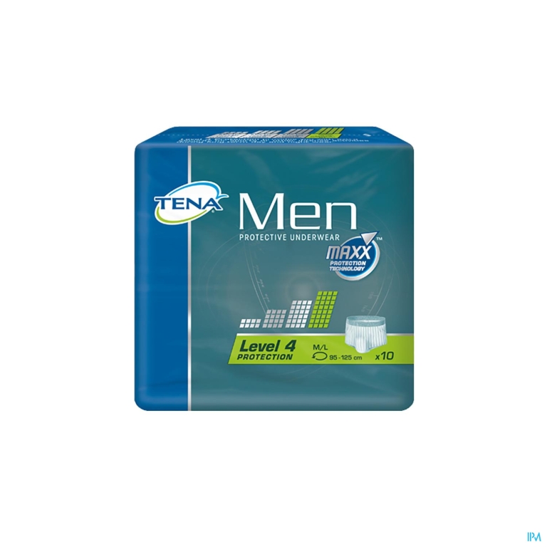 Tena Protective Underwear Men Lev.4 M/l 10 798300