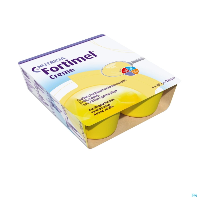 Fortimel Creme Vanille Potten 4x125gr