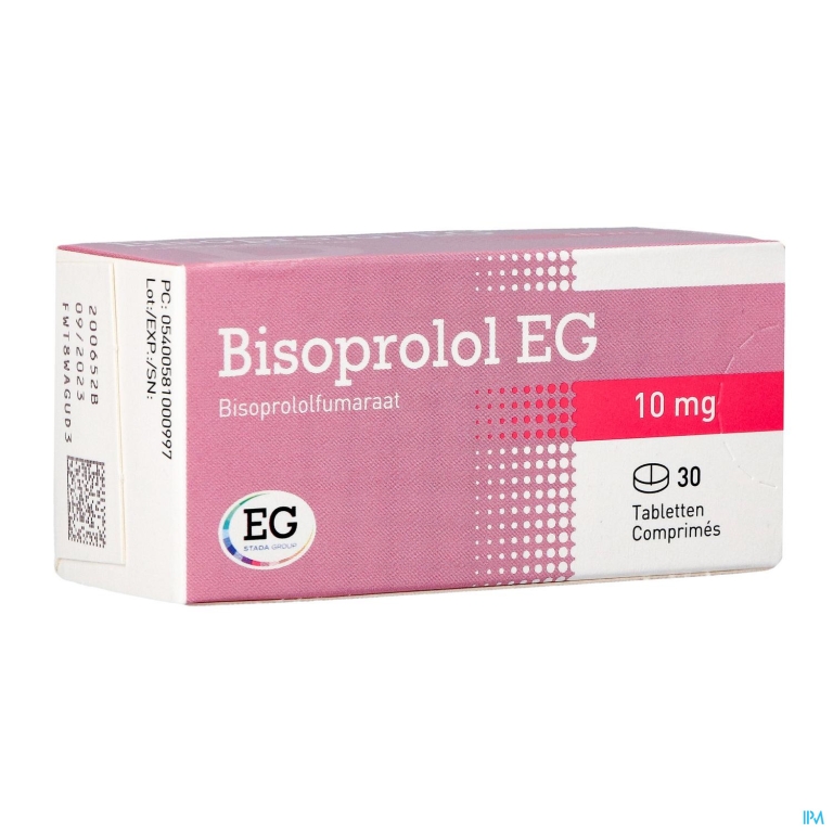 Bisoprolol EG Tabl 30X10Mg