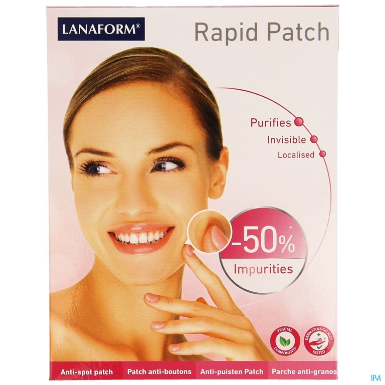 Lanaform Rapid Patch A/puist Rond Transp 90