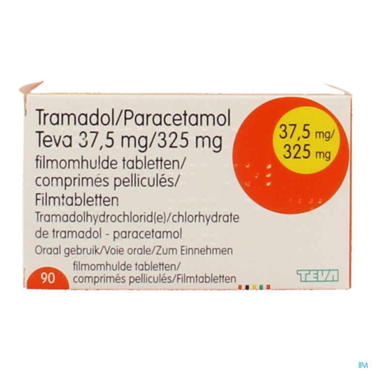 Tramadol Paracetamol 37,5mg/325mg Teva Filmomh 90