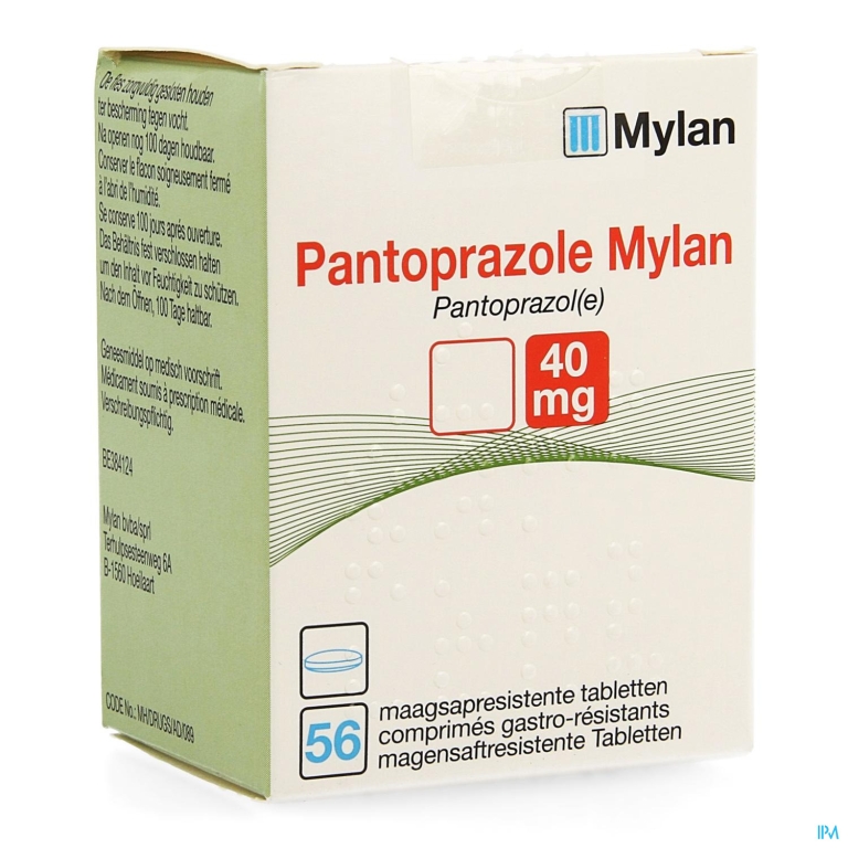 Pantoprazole Mylan Comp Maagsapresist 56 X 40mg