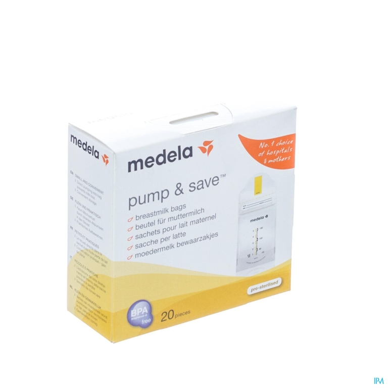 Medela Zakjes Voor Moedermelk 150ml 20 0080315