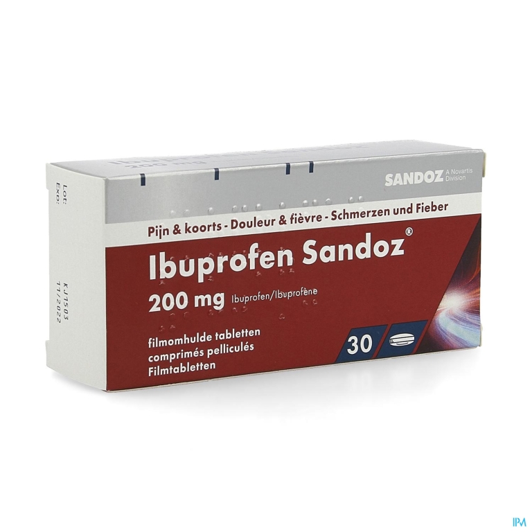 Ibuprofen Sandoz 200mg Comp Pell 30x200mg