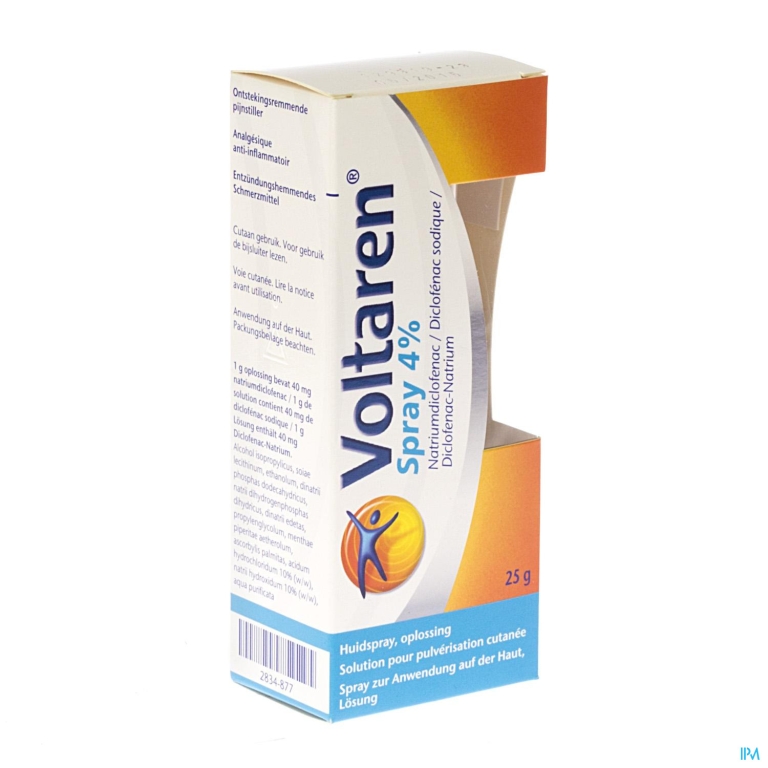 Voltaren Spray 4% Huidspray Oplossing 25,0g