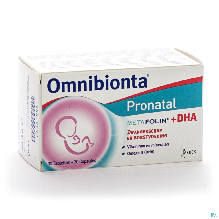 Omnibionta Pronatal + Dha Tabl 30+caps 30
