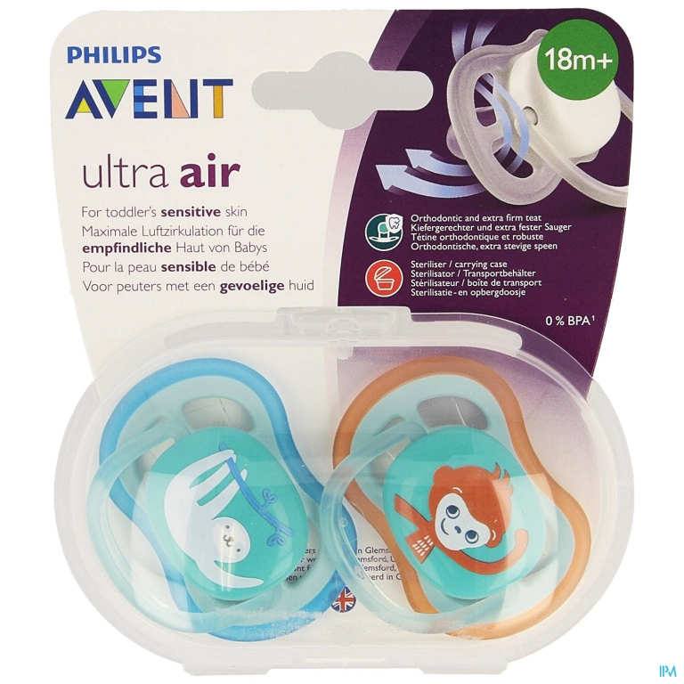 Philips Avent Fopspeen +18m Air Luiaard Aap