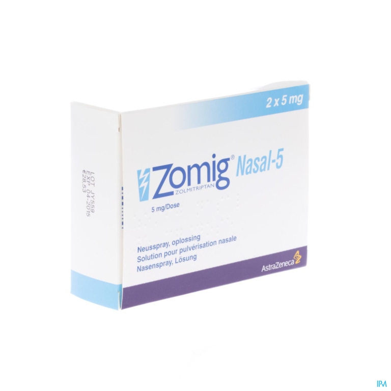 Zomig Nasal5 – 2 Sprays X 5mg