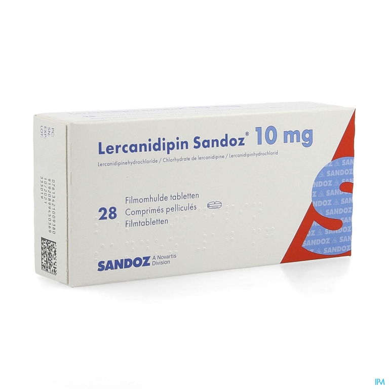 Lercanidipin Sandoz 10mg Comp 28 X 10mg