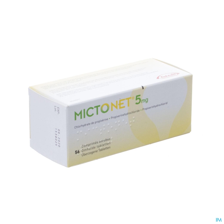 Mictonet 5mg Omhulde Tabl 56