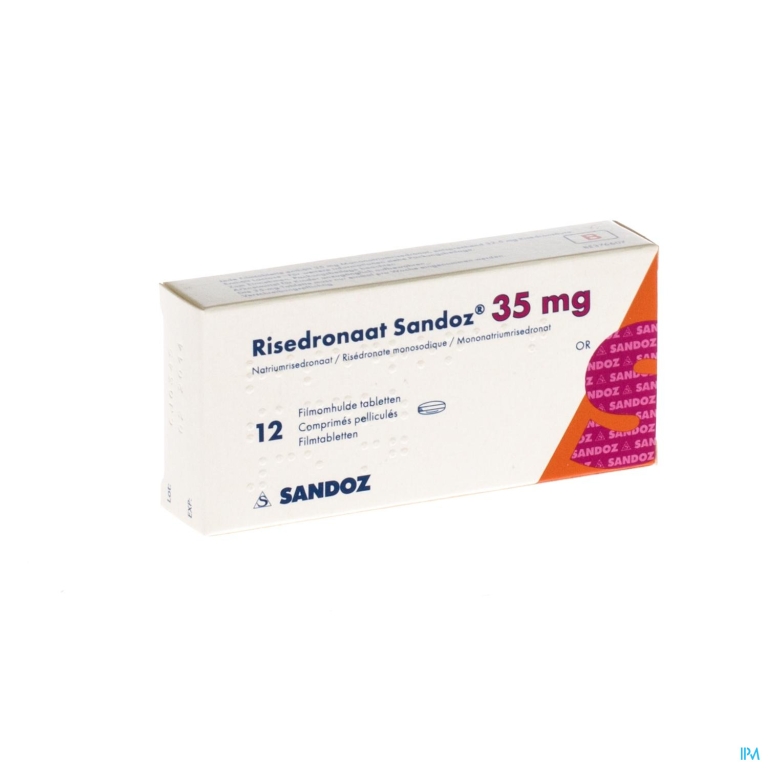 Risedronaat Sandoz 35mg Filmomh Tabl 12 X 35mg