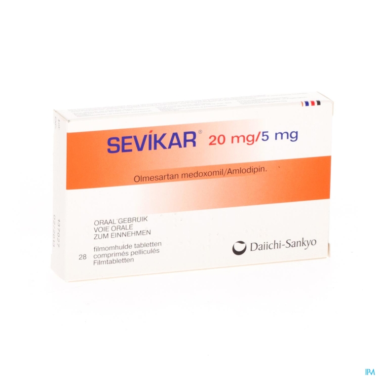 Sevikar 20mg/5mg Filmomh Tabl 28