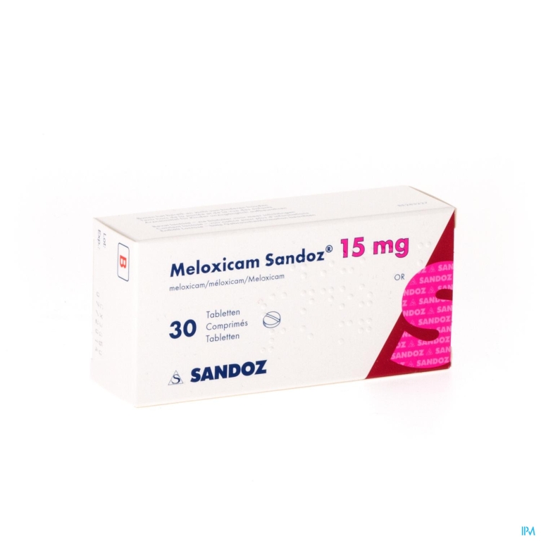 Meloxicam Sandoz 15mg Tabl 30 X 15mg